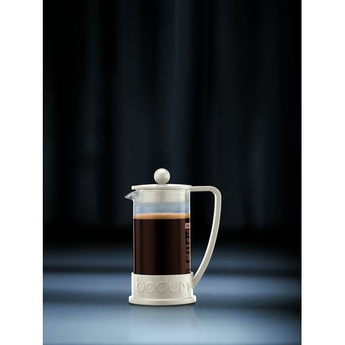 BODUM Brazil 8 Cup French Press Coffee Maker, Off White, 1.0 l, 34 oz