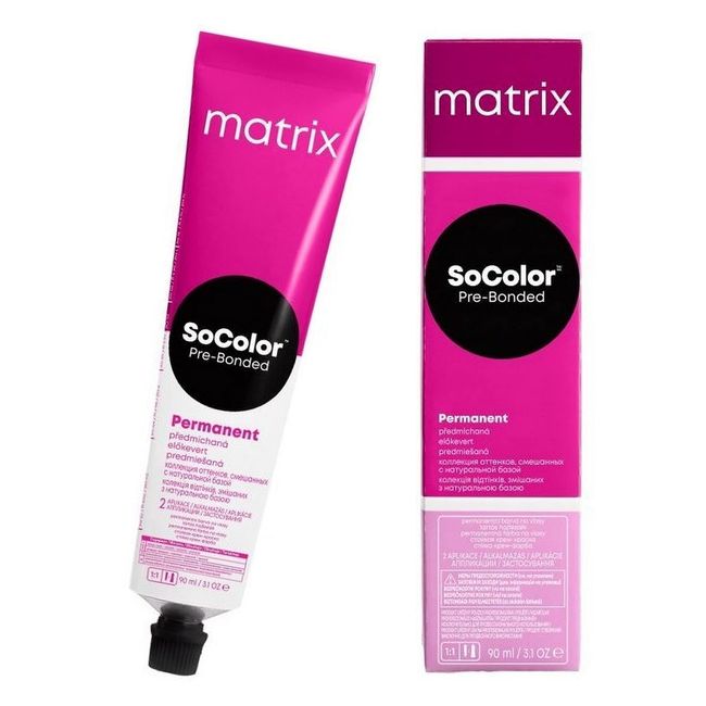 New MATRIX SOCOLOR PRE-Bonded Permanent Color 90ML - 4NW