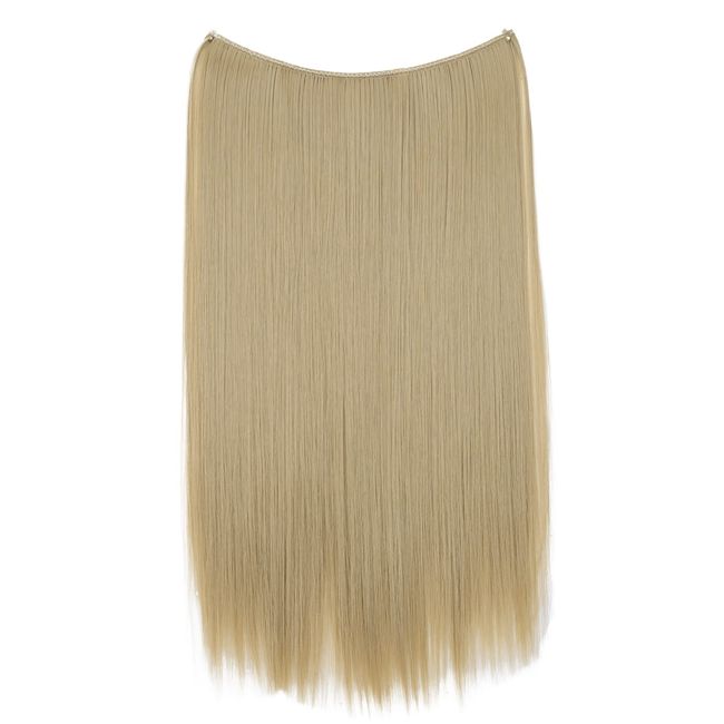 CAISHA by PRETTYSHOP 50cm 1 Tresse Extension mit Gummiband Extensions Haarverlängerung Haarteil Glatt Blond E113