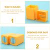 Beavorty Blade Dispenser Case Disposable Razor Blade Disposal Case Barber Shop Storage Bank Container for Used Razor Blades Old Waste Blades Broken Cutter Device