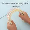 10 Pcs Plastic Binding Combs 30 Hole Click Binding Ring Mixed Colors Spiral Book Binder Binding Machine for Teacher Student Document Notebook File Making