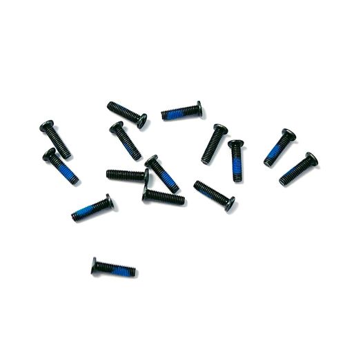 ZAHARA Black Lower Bottom Base Cover Case Screws Replacement for MSI MS-158K Bravo 15 B5DD(15 per Set)