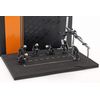 ixo/Ixo Pit Stop Mechanic Set 6 Mechanic Figures, Strut & Cable, Black, 1/43 Scale FIG003SET