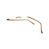 Calabria Flexie Low Profile 714 Reading Glasses&Slim Case+.75 Root Beer Brown