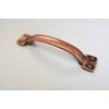 2 X D HANDLE CURVED COPPER BEDROOM KITCHEN BATHROOM CUPBOARD DOOR CABINET PULL