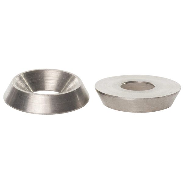 10mm / M10 Stainless Steel Metric Solid Screw Cup Finishing Washers - 10 Pack