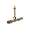 M20 x 195 Threaded bar/Studding (Stainless Steel A4) - 2 Pk Pack Size : 1