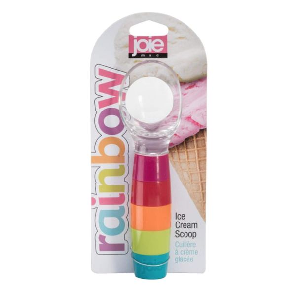 Joie Kitchen Gadgets Rainbow Ice Cream Scoop, Plastic