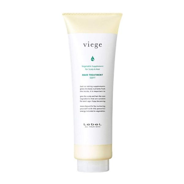 Lebel Viege Hair Treatment Soft - 240ml (Green Tea Set)