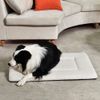 DERICOR Dog Bed Dog Crate Bed Plush 36" UK Machine Washable