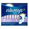 Always Extra Heavy Overnight Maxi Pads with Flexi-Wings - 20 Count