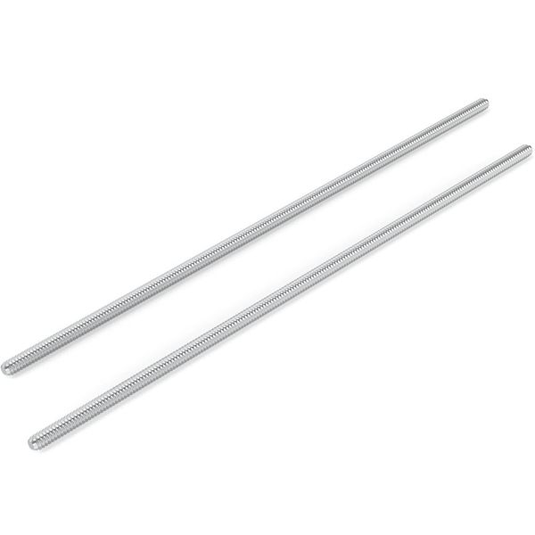 TAISHER 2PCS 304 Stainless Steel Fully Threaded Rod，1/4"-20 Long Threaded Screw 12" Length Right Hand Threads