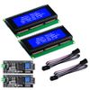 GeeekPi 2 Pack IIC/I2C 2004 20x4 Character LCD Module Display Blue Backlight, Support I2C Protocol, LCD 2004 Module Shield for Arduino UNO Raspberry Pi