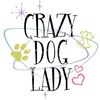 CafePress Crazy Dog Lady Oval Car Bumper Sticker