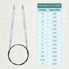 KnitPro Nova Cubics Fixed Circular Needles 47" (120cm) | 6.00mm