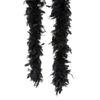Folat 62083 Feather Boa Black 180cm