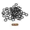 uxcell M5 304 Stainless Steel Split Lock Washers Spring Lock Washers Black 50pcs