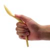 Okabe Yokutsuri FX-02 Flex Silicone Spoon, Large, Yellow