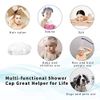 30pcs Disposable Shower Caps - Multi-Purpose Thickening Elastic Bath Cap Plastic Waterproof Clear Shower Cap Bath Shower Caps Women Spa,Men Hair Caps,Home Use,Hotel and Hair Salon, Portable Travel.(Size 46CM)