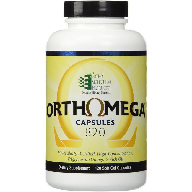 Ortho Molecular Products Orthomega 820 - 120 Soft Gel Capsules