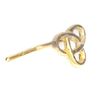 Arranview Jewellery Celtic triangle nose stud in 9ct yellow gold