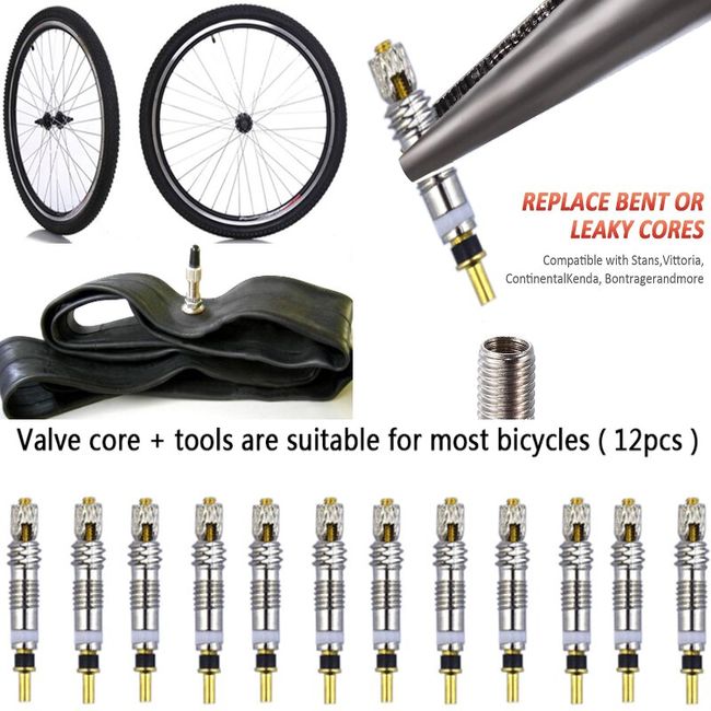 Tubeless Valve Core Bicycle, Bicycle Valve Brass Tubeless