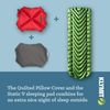 Klymit Pillow X Inflatable Camping & Travel Pillow, Red/Gray