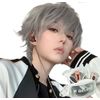 M Grande DY64A Premium Wig, (Created by Top Stylist), 6-Piece Set, Cool, Men's, Wig, Short, Cool, Hair, Natural, Face Shrinking, Full Wig, Gray Layer Wolf