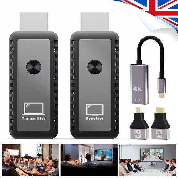 1080P HDMI Wireless Transmitter & Receiver  PC TV Audio Video HDMI Extender