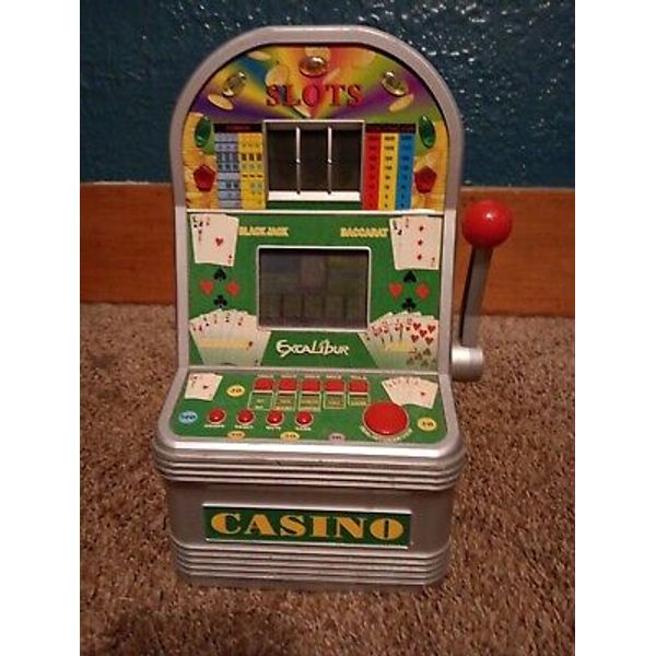 Vintage Excalibur 7 In 1 Ultimate Casino Talking Gambling Slot Machine Kids Toy