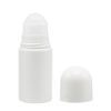 DASNTERED Roll On Bottle, Portable 4pcs 50ml Empty Refillable Lip Balms Essential Oil Roll On Bottle, Leak-Proof DIY Deodorant Containers For Sunscreen, Moisturizer, etc