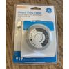 NEW GE 24-Hour Heavy Duty Indoor Plug-in Mechanical Timer, 2 Grounded Outlets