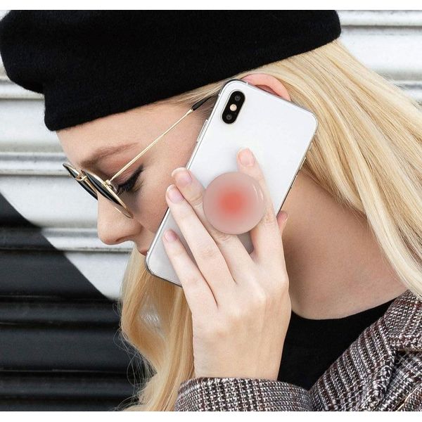 4 Pack New Version Phone Holder Solid Color Gradient Style Grip Stand Finger Holder for Smartphone and Tablets (Gradient)