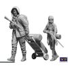 Master Box 24078 Pоst-apocalyptic series.The Last Bridge figures kit 1/24