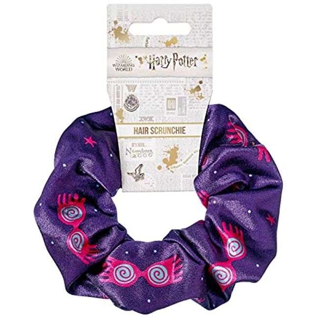 The Carat Shop Resmi Harry Potter Luna Lovegood Navy & Pink Hair Scrunchie by