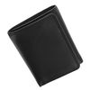 VISCONTI Heritage Collection Compton Leather Tri-Fold Wallet RFID Blocking HT18 Black
