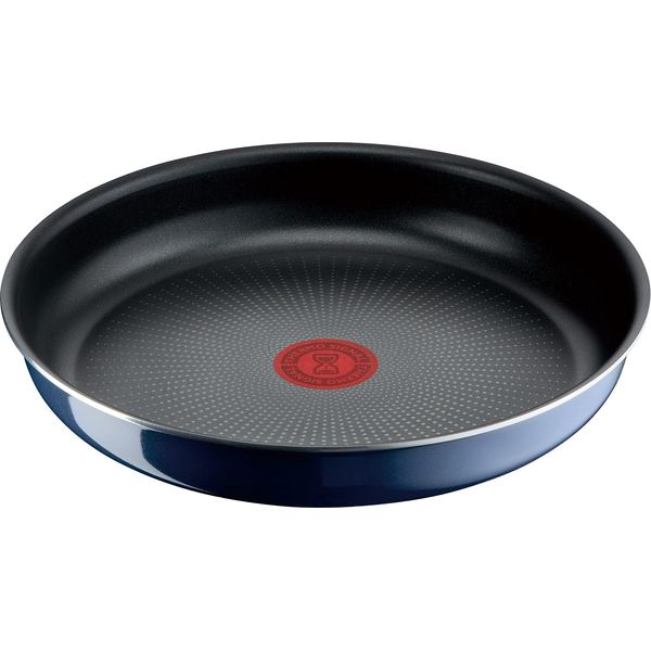 Tefal L43705 Ingenio Neo Royal Blue Intense Frying Pan, 10.2 inches (26 cm), Non-Stick Blue