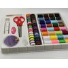 Sewing kit (64 Rolls) + Scissors + Ruler + Needle, Sewing Thread Box Set for Quilting Stitching/Hand Sewing/Machine Sewing