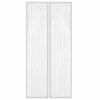 White Magnetic Door Mesh Screen Gate Mesh Hands-Free mosquito Bug no Box