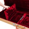 Electric Guitar Hard Case, Rectangle Wooden Hard-Shell Protective Carrying Case