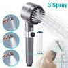 High-Pressure Shower Head Multi-Functional Hand Held Sprinkler 3Mode With Filter
