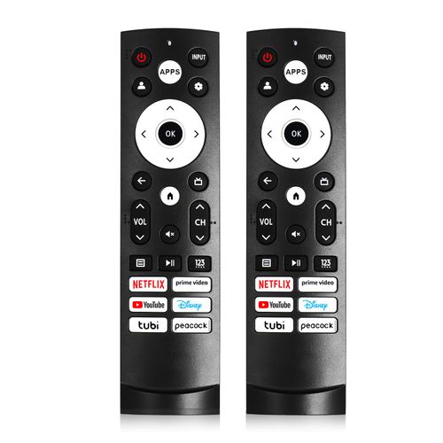 2 Pack Replacement Remote Control for Hisense Smart Google TV Series,for UHD 4K ULED Google TVs,for Mini-LED ULED 4K TV Series（No Voice）