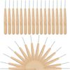 Healifty 30pcs Biodegradable Bamboo Handle Interdental Brushes Between Teeth Cleaner Toothpick