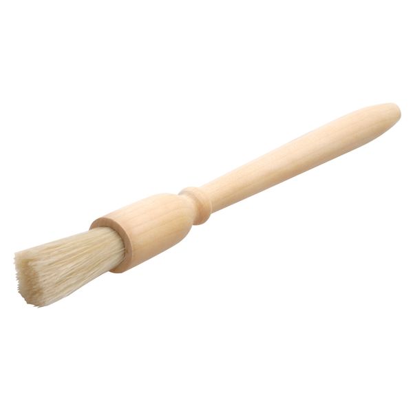 Wood and Pure Bristle Pastry Brush