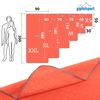 gipfelsport Microfibre Towel orange 1x M(110x50cm)