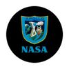 NASA Apollo 10 Mission Patch Worm Logo scratch PopSockets with Interchangeable PopGrip