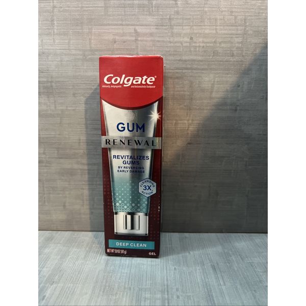 Colgate GUM RENEWAL Toothpaste Revitalizes Gums DEEP CLEAN 3oz