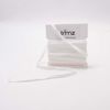 Trimz Braided Flat Elastic, White, 6mm x 5m