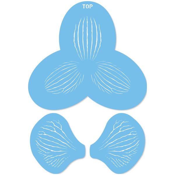 JEM Orchid Stripes Stencil, Set of 3
