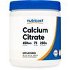 Nutricost Calcium Citrate Powder (250 Grams) Unflavored